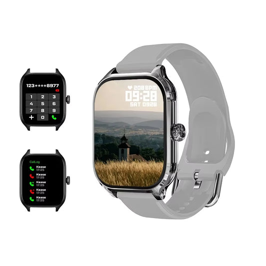 H9 Smartwatch Dial to Answer Calls Calorie Tracking Heart Rate Blood Oxygen Monitoring Bluetooth Smart Watch