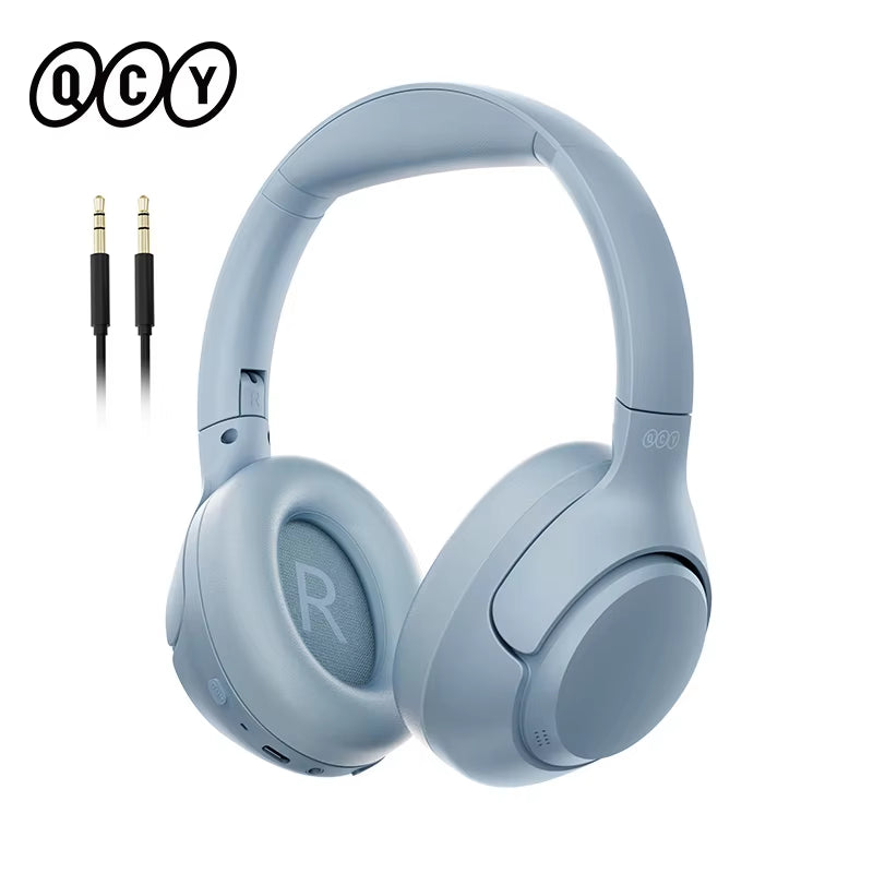 H3 ANC Wireless Headphones Bluetooth 5.4 Hi-Res Audio over Ear Headset 43Db Hybrid Active Noise Cancellation Earphones 60H