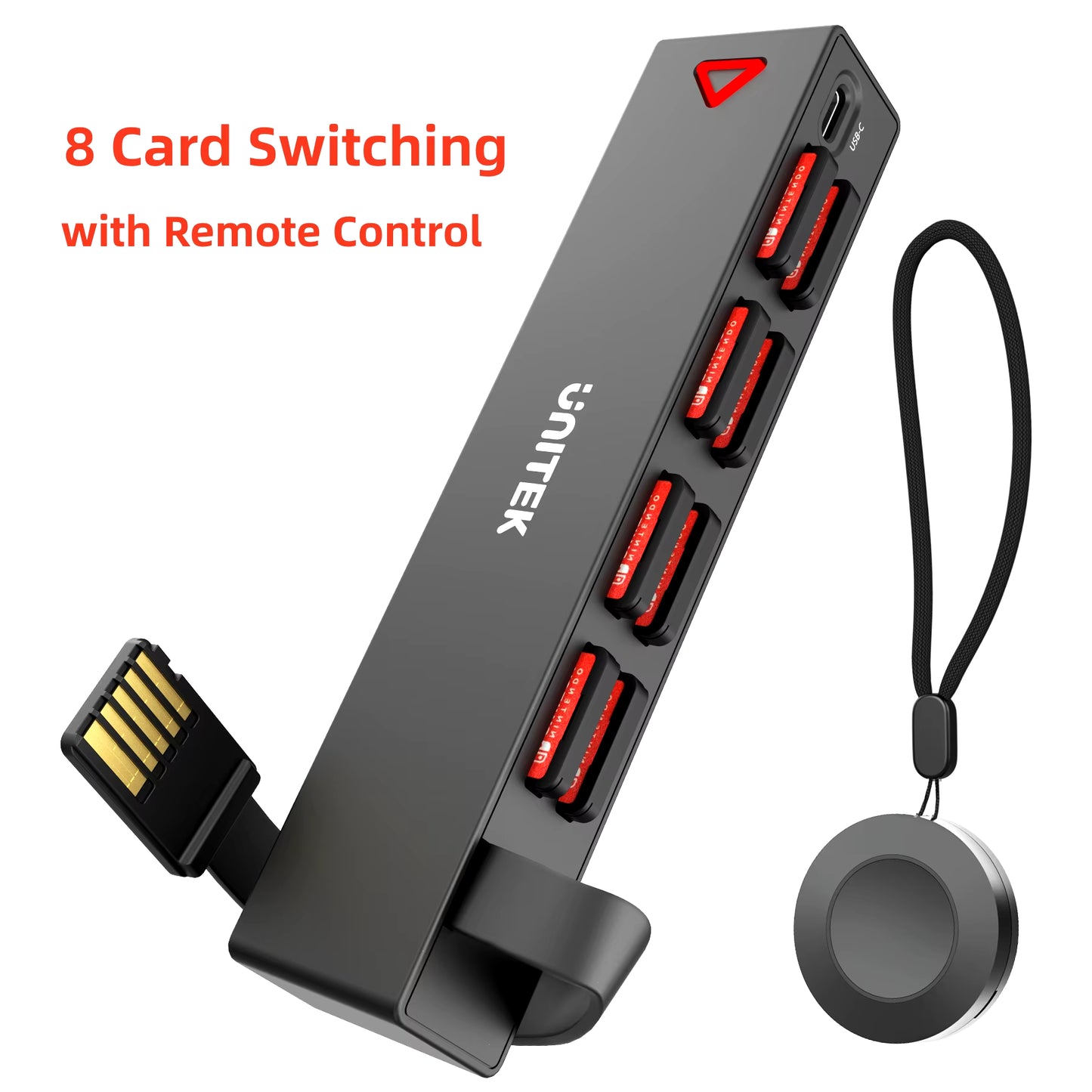 For Nintendo Switch OLED Game Switcher One-Key Fast Switching Multi Gaming Card Reader 5M Wireless Control NS Accessories