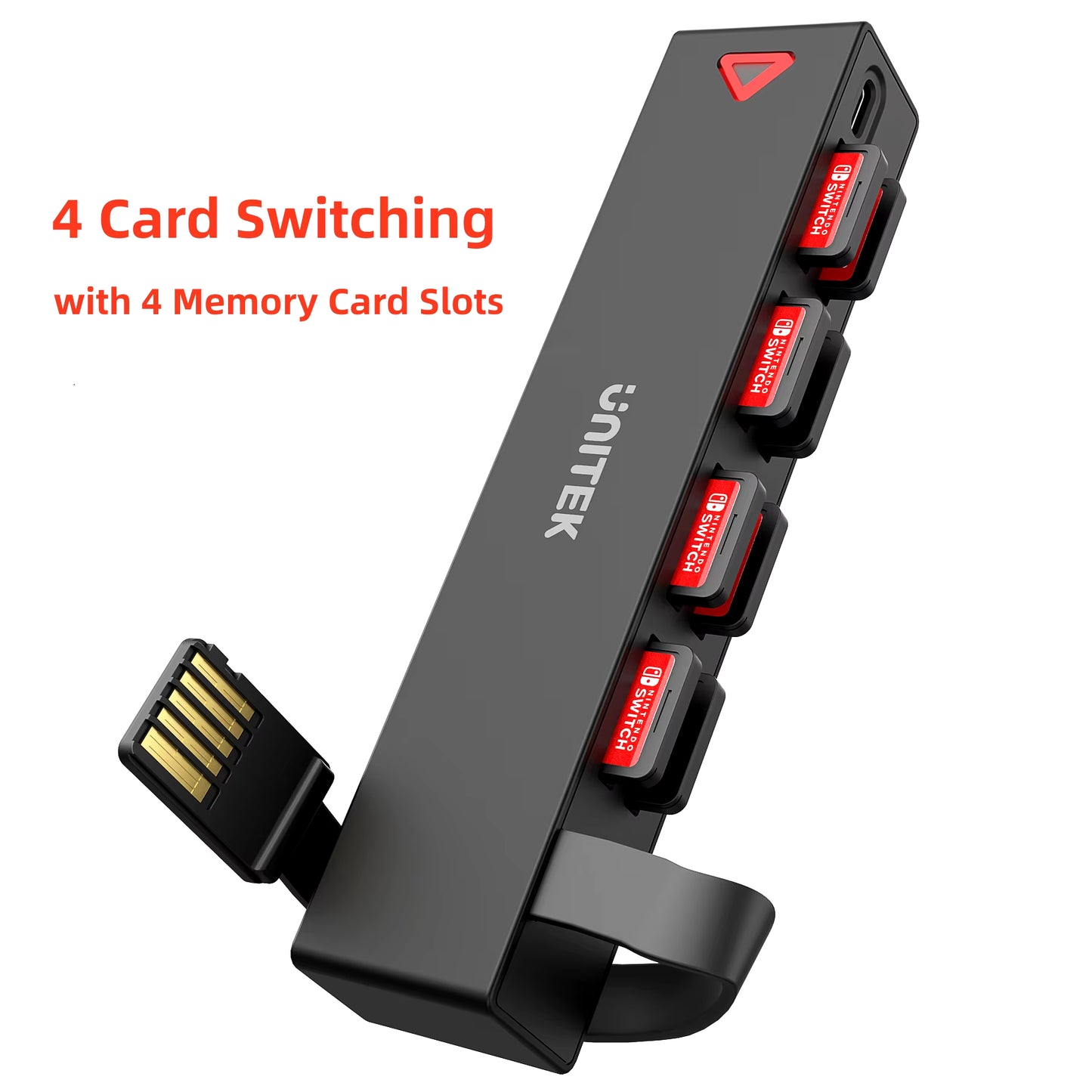 For Nintendo Switch OLED Game Switcher One-Key Fast Switching Multi Gaming Card Reader 5M Wireless Control NS Accessories